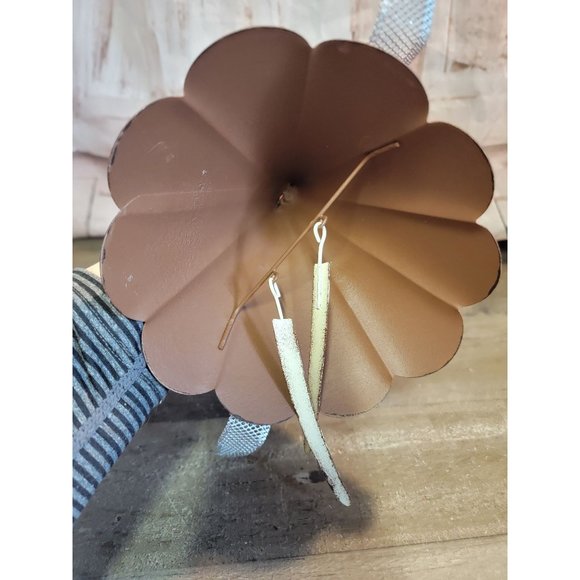 Pilgrim girl flower basket swen pat decor figure fall - Picture 5 of 5